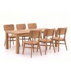 Bellagio Omodeo/Buxton 220cm dining tuinset 7-delig
