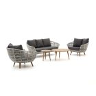 Intenso Stila/ROUGH-K stoel-bank loungeset 5-delig
