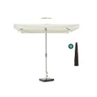 Shadowline Aruba parasol 250x250cm - Light Grey (incl. 50 kg voet) (incl. beschermhoes)