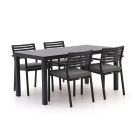 Bellagio Rumo/Menzano 160cm dining tuinset 5-delig stapelbaar