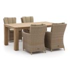 Intenso Adriano/ROUGH-X 180cm dining tuinset 5-delig