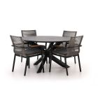 Bellagio Marudo/Lodola ø 130cm dining tuinset 5-delig stapelbaar