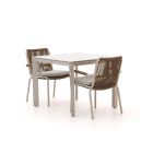 Bellagio Caronia/Sestino 90cm dining tuinset 3-delig stapelbaar
