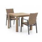 Manifesto Villongo/ROUGH-S 90cm dining tuinset 3-delig stapelbaar