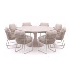 SUNS Noli/Nova ø170cm dining tuinset 9-delig
