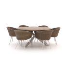 Manifesto Veruno/ROUGH-Y ø 150cm dining tuinset 7-delig