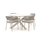 Bellagio Nova Siri/Lodola ø130cm dining tuinset 5-delig stapelbaar