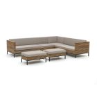 ROUGH-D hoek loungeset 6-delig