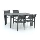 Bellagio Roma/Fidenza 160cm dining tuinset 5-delig stapelbaar