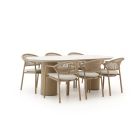 Hartman Taragona/Valencia 220cm dining tuinset 7-delig