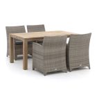 Forza Barolo/ROUGH-S 160cm dining tuinset 5-delig