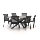 Bellagio Dranera/Fidenza ovaal 220cm dining tuinset 7-delig stapelbaar