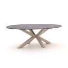 Bellagio Induno Ellips dining tuintafel 280x130cm