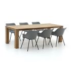 SUNS Vasca/ROUGH-X 240cm dining tuinset 7-delig