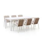 Bellagio Bertinoro/Menzano 220cm dining tuinset 7-delig stapelbaar