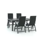 Bellagio Fermo/Fidenza 183cm dining tuinset 5-delig verstelbaar