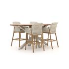 Zavelli Juntos/Deens Ovaal 220cm barset 7-delig