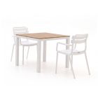 Forza Vico/Fidenza 90cm dining tuinset 3-delig stapelbaar