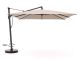 Glatz Sombrano S+ Easy zweefparasol 350x350cm - Taupe (151) (incl. Shadowline voet 140 kg) (incl.hoes) (Frame = Antraciet)