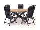 Forza Capri/Fidenza ø149cm dining tuinset 6-delig verstelbaar