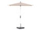 Glatz Alu-Twist parasol 240x240cm - Taupe (151) (incl. Shadowline voet 50 kg)