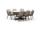Apple Bee Condor/Zanzibar Deens Ovaal 220cm dining tuinset 7-delig