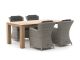 Intenso Milano/ROUGH-X 200cm dining tuinset 5-delig