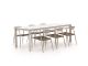 Manifesto Cavone/Sestino 220cm dining tuinset 7-delig stapelbaar