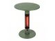Monti HeatLine Pulse tafel met terrasverwarmer 1500W ø60cm (h: 75cm) - Green