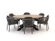Bellagio Cupello/ROUGH-Y ø 180cm dining tuinset 7-delig