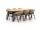 Hartman Tubb dining tuinset 240cm 7-delig verstelbaar