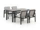 Bellagio Vezzano/Menzano 160cm dining tuinset 5-delig