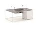 Cosidesign Line lounge vuurtafel 120x80x47cm