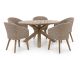 Intenso Tropea/ROUGH-Y ø150cm dining tuinset 6-delig