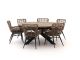 Intenso Asti/Rough-Y Ø180cm dining tuinset 7-delig