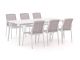 Bellagio Dranera/Sora 220cm dining tuinset 7-delig stapelbaar