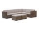 ROUGH-C hoek loungeset 6-delig