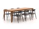Manifesto Cavone/Bruca 220cm dining tuinset 7-delig stapelbaar