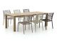 Apple Bee Hawaii/ROUGH-S 220cm dining tuinset 7-delig stapelbaar