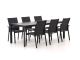 Bellagio Albinea/Sestino 220cm dining tuinset 7-delig stapelbaar