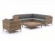 ROUGH-D hoek loungeset 5-delig 6-zits