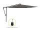 Glatz Sunwing Casa zweefparasol 270x270cm - Antraciet (155) (incl. Terra Easyfoot) (incl.hoes)