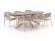 Bellagio Panaro/ROUGH-Y Ellips 240cm dining tuinset 7-delig stapelbaar