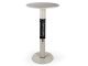 Monti HeatLine Vibe bartafel met terrasverwarmer 1500W ø60cm (h: 110cm)