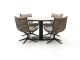 Apple Bee Camp Bay/Melville ø 140cm dining tuinset 5-delig draaibaar
