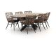 Intenso Asti/Rough-Y Ellips 240cm dining tuinset 7-delig