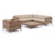 ROUGH-D hoek loungeset 5-delig 6-zits