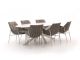 Manifesto Novara/Furato ellips 240cm dining tuinset 7-delig