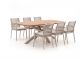 Bellagio Marudo/Induno Deens Ovaal 240cm dining tuinset 7-delig stapelbaar