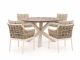 Apple Bee Milou/ROUGH-Y ø120cm dining tuinset 5-delig